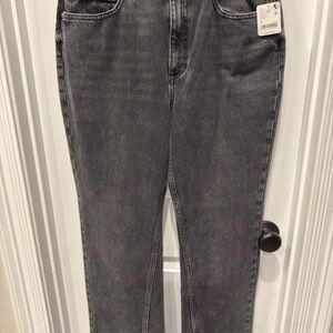 NWT Free People Xena Slim Straight Black Women’s Jeans Size 30
